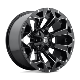 Jantă de Aluminiu, FUEL D576 ASSAULT, 20x10.0, ET -22, 6x135 / 6x139.7, 106.1, Negru - EDK.ro