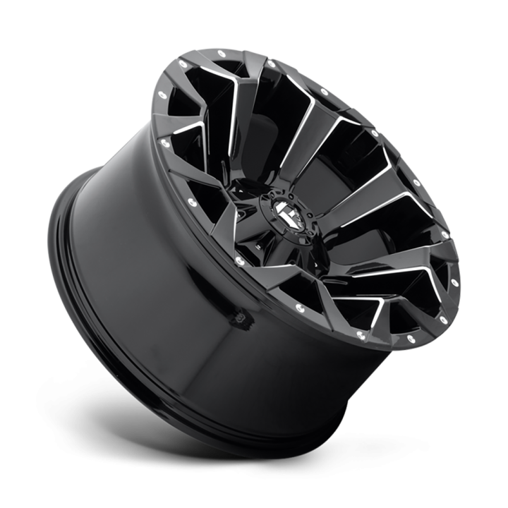 Alloy Wheel, FUEL D576 ASSAULT, 20x10.0, ET -22, 6x135 / 6x139.7, 106.1, Black - EDK.ro