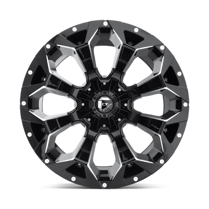 Jantă de Aluminiu, FUEL D576 ASSAULT, 20x10.0, ET -22, 6x135 / 6x139.7, 106.1, Negru - EDK.ro