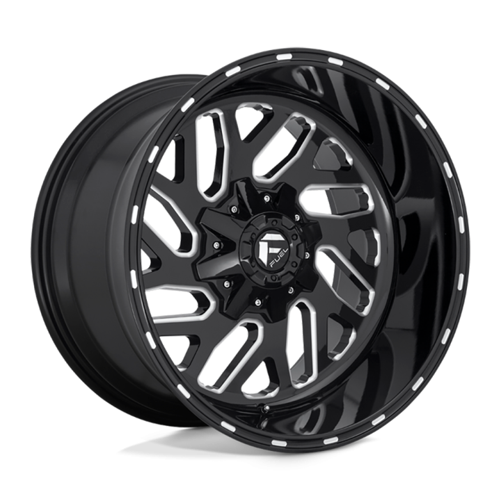 Alloy Wheel, FUEL D581 TRITON, 20x9.0, ET 1, 6x135 / 6x139.7, 106.1, Black - EDK.ro