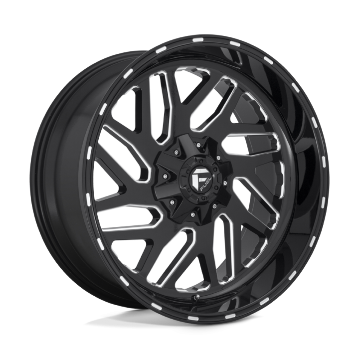 Alloy Wheel, FUEL D581 TRITON, 22x10.0, ET -19, 6x135 / 6x139.7, 106.1, Black - EDK.ro