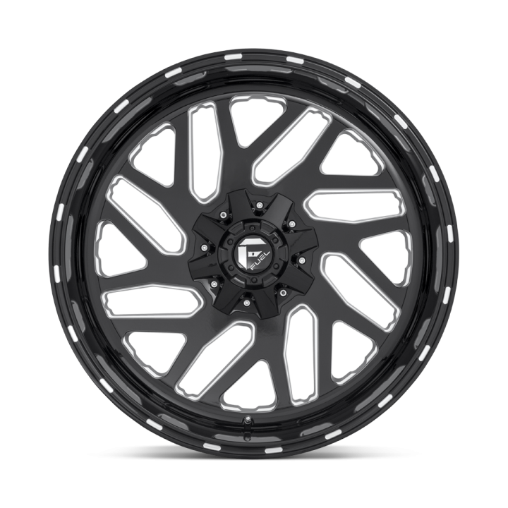 Alloy Wheel, FUEL D581 TRITON, 22x10.0, ET -19, 6x135 / 6x139.7, 106.1, Black - EDK.ro