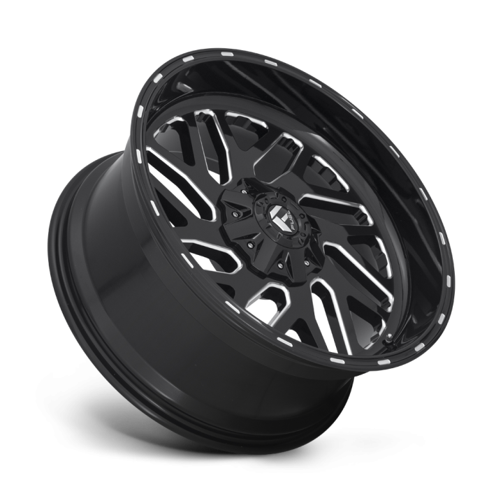 Alloy Wheel, FUEL D581 TRITON, 22x10.0, ET -19, 6x135 / 6x139.7, 106.1, Black - EDK.ro