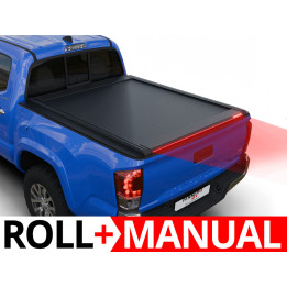 Manual Roll Top Tonneau Bed Cover, Tessera 4x4 Roll+, Toyota Tacoma Bed Length 5.0 Feet 2016 - 2023 - EDK.ro
