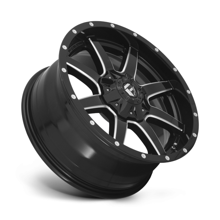 Jantă de Aluminiu, FUEL D610 MAVERICK, 20x12.0, ET -44, 6x135 / 6x139.7, 106.1, Negru - EDK.ro