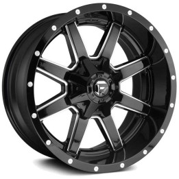Alloy Wheel, FUEL D610 MAVERICK, 22x10.0, ET -24, 6x135 / 6x139.7, 106.1, Black - EDK.ro
