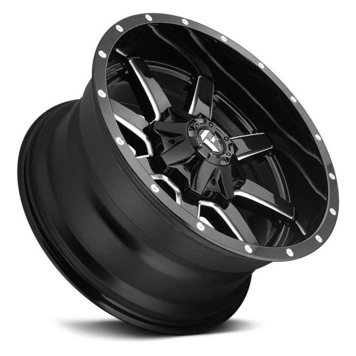 Jantă de Aluminiu, FUEL D610 MAVERICK, 22x10.0, ET -24, 6x135 / 6x139.7, 106.1, Negru - EDK.ro