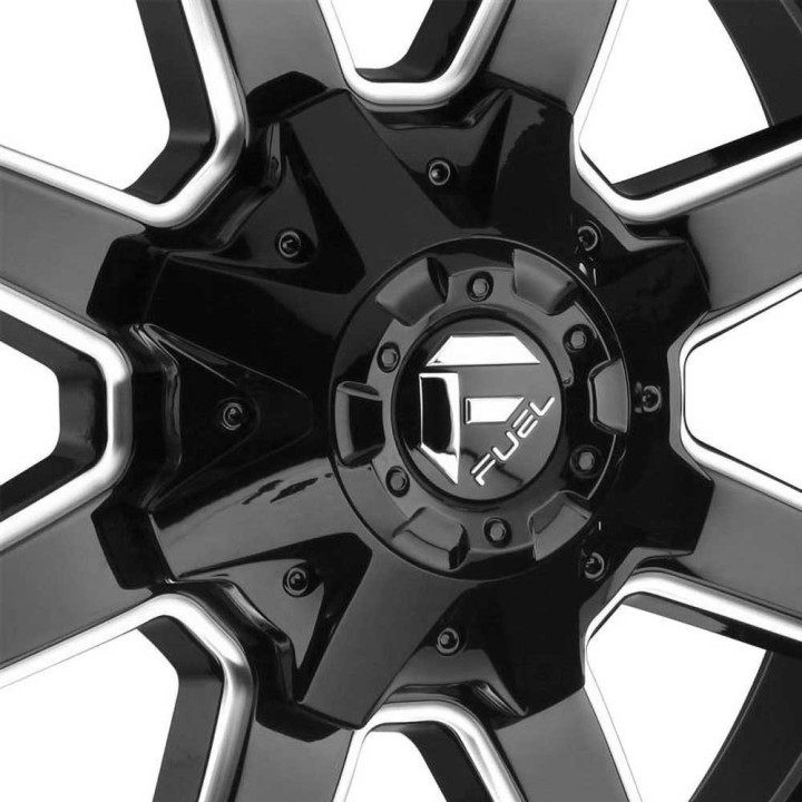 Jantă de Aluminiu, FUEL D610 MAVERICK, 22x10.0, ET -24, 6x135 / 6x139.7, 106.1, Negru - EDK.ro
