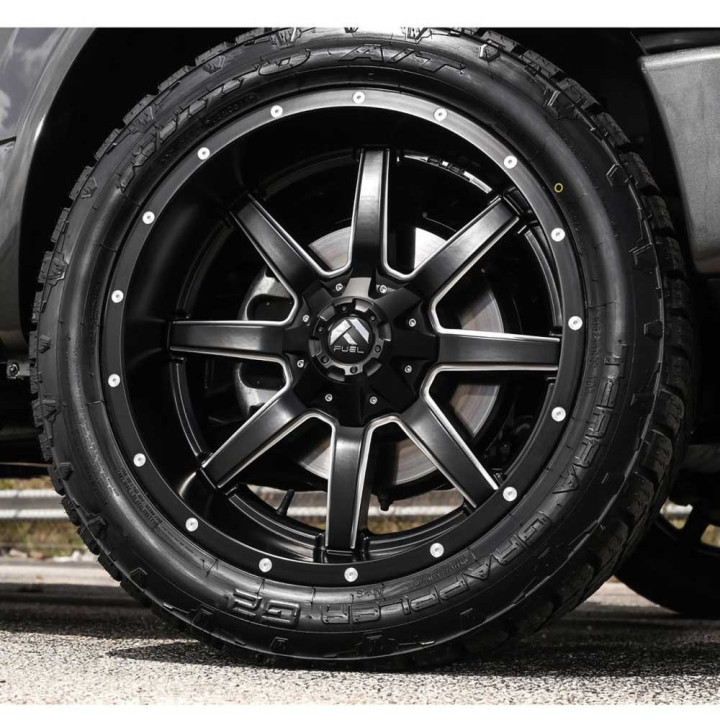 Alloy Wheel, FUEL D610 MAVERICK, 22x10.0, ET -24, 6x135 / 6x139.7, 106.1, Black - EDK.ro