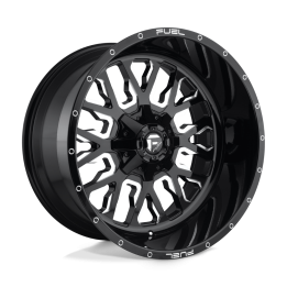 Jantă de Aluminiu, FUEL D611 STROKE, 20x9.0, ET 1, 6x135 / 6x139.7, 106.1, Negru - EDK.ro