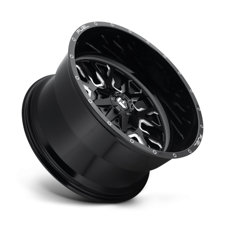 Alloy Wheel, FUEL D611 STROKE, 20x9.0, ET 1, 6x135 / 6x139.7, 106.1, Black - EDK.ro