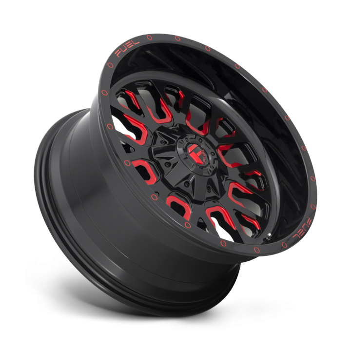 Alloy Wheel, FUEL D612 STROKE, 20x9.0, ET 1, 6x135 / 6x139.7, 106.1, Black - EDK.ro