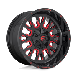 Jantă de Aluminiu, FUEL D612 STROKE, 17x9.0, ET -12, 6x135 / 6x139.7, 106.1, Negru - EDK.ro