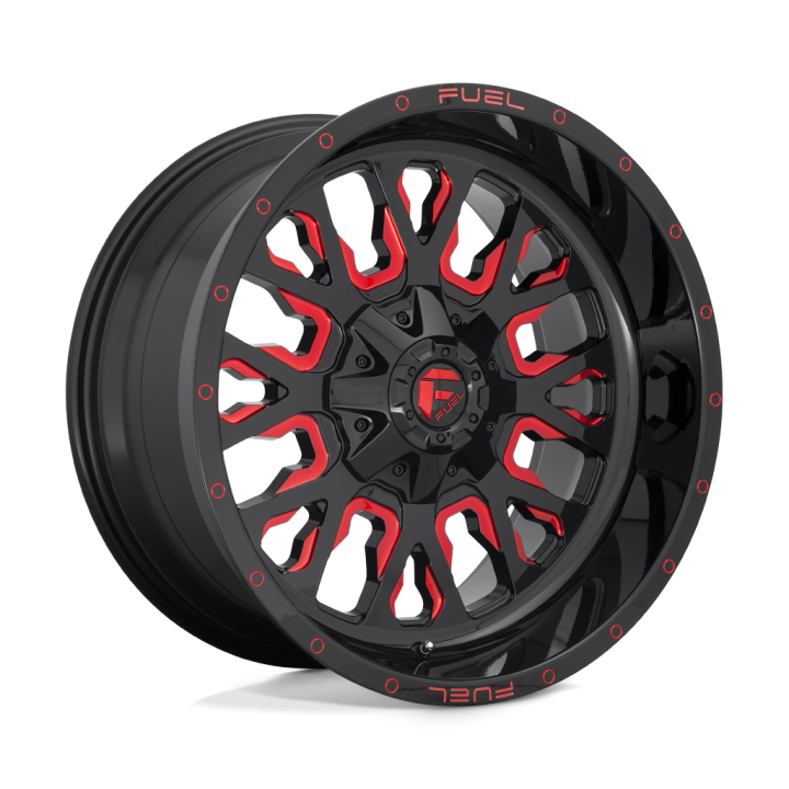 Jantă de Aluminiu, FUEL D612 STROKE, 17x9.0, ET -12, 6x135 / 6x139.7, 106.1, Negru - EDK.ro