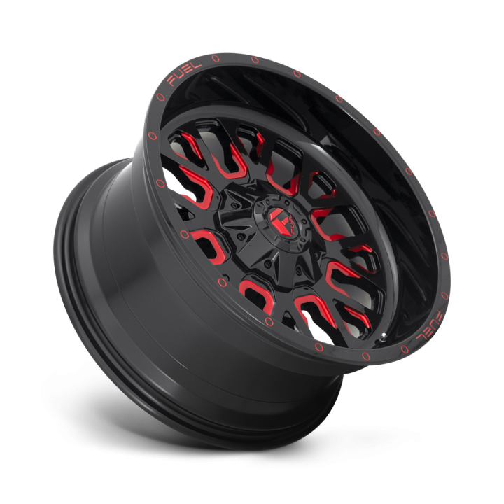 Jantă de Aluminiu, FUEL D612 STROKE, 17x9.0, ET -12, 6x135 / 6x139.7, 106.1, Negru - EDK.ro