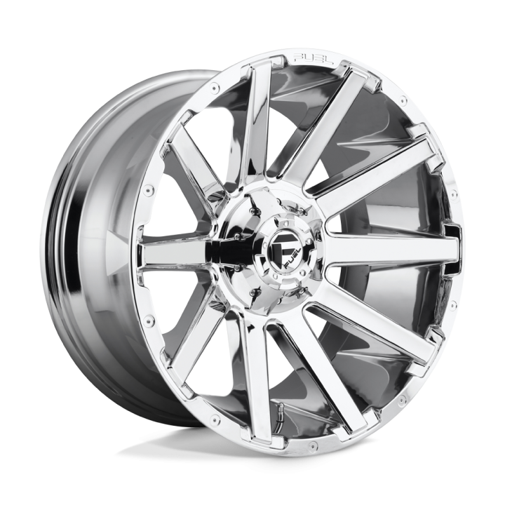 Alloy Wheel, FUEL D614 CONTRA, 20x9.0, ET 2, 6x135 / 6x139.7, 106.1, Chrome - EDK.ro