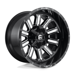 Alloy Wheel, FUEL D620 HARDLINE, 20x9.0, ET 19, 6x135 / 6x139.7, 106.1, Black - EDK.ro