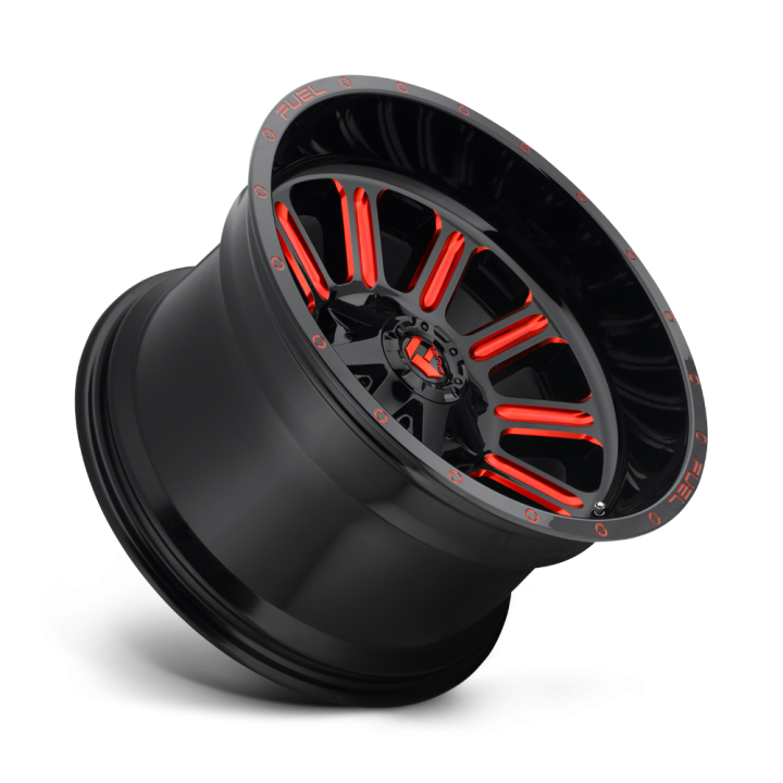 Alloy Wheel, FUEL D621 HARDLINE, 18x9.0, ET 20, 6x135 / 6x139.7, 106.1, Black - EDK.ro