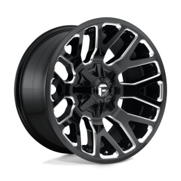 Alloy Wheel, FUEL D623 WARRIOR, 20x9.0, ET 20, 6x135 / 6x139.7, 106.1, Black - EDK.ro
