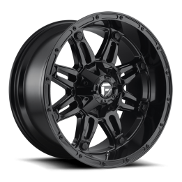 Jantă de Aluminiu, FUEL D625 HOSTAGE, 20x9.0, ET -12, 6x135 / 6x139.7, 106.1, Negru - EDK.ro