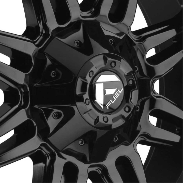 Jantă de Aluminiu, FUEL D625 HOSTAGE, 20x9.0, ET -12, 6x135 / 6x139.7, 106.1, Negru - EDK.ro