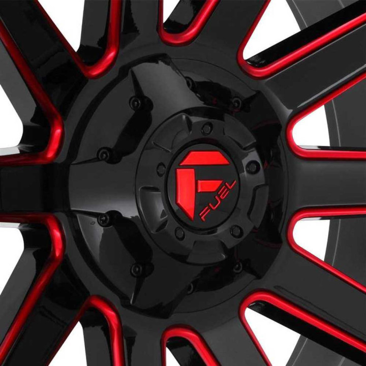 Alloy Wheel, FUEL D643 CONTRA, 22x10.0, ET -19, 6x135 / 6x139.7, 106.1, Black - EDK.ro