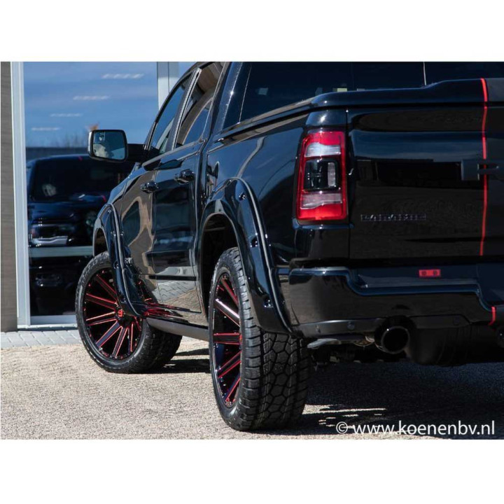 Alloy Wheel, FUEL D643 CONTRA, 22x10.0, ET -19, 6x135 / 6x139.7, 106.1, Black - EDK.ro