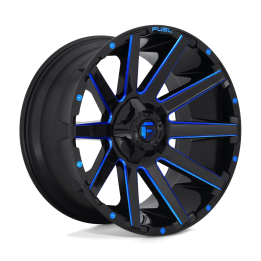Jantă de Aluminiu, FUEL D644 CONTRA, 18x9.0, ET 1, 6x135 / 6x139.7, 106.1, Negru - EDK.ro