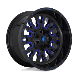 Jantă de Aluminiu, FUEL D645 STROKE, 18x9.0, ET 20, 6x135 / 6x139.7, 106.1, Negru - EDK.ro