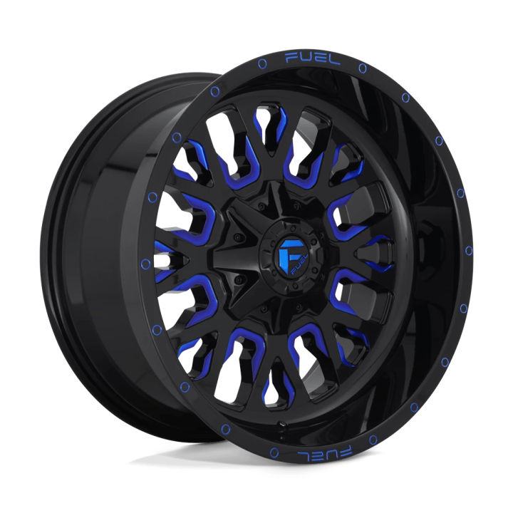 Jantă de Aluminiu, FUEL D645 STROKE, 18x9.0, ET 20, 6x135 / 6x139.7, 106.1, Negru - EDK.ro