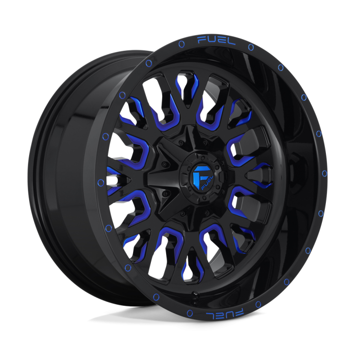 Jantă de Aluminiu, FUEL D645 STROKE, 20x10.0, ET -19, 6x135 / 6x139.7, 106.1, Negru - EDK.ro