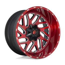 Jantă de Aluminiu, FUEL D691 TRITON, 22x10.0, ET -19, 6x135 / 6x139.7, 106.1, Roșu - EDK.ro