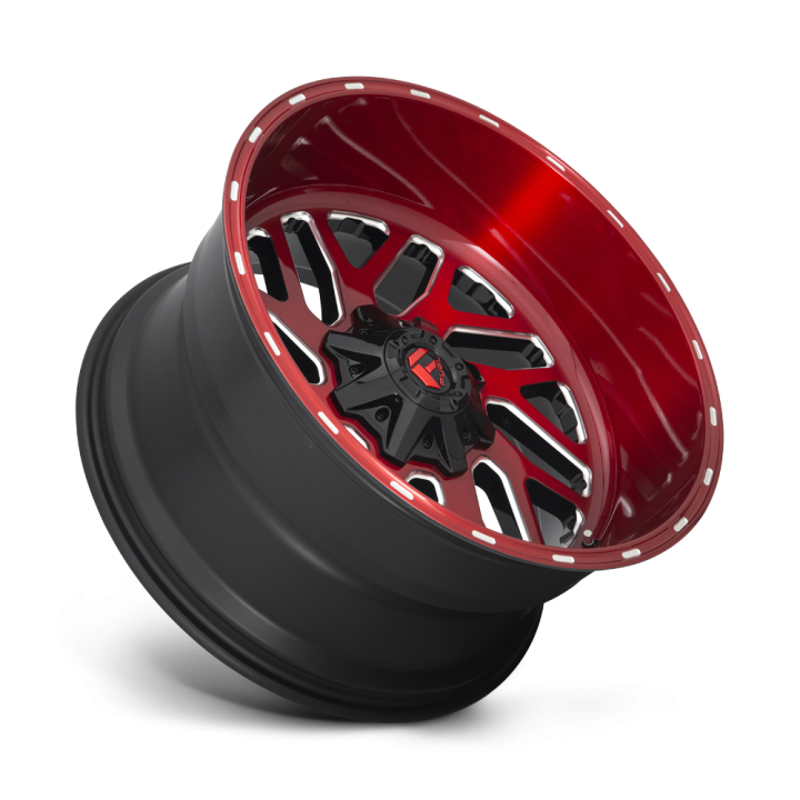 Jantă de Aluminiu, FUEL D691 TRITON, 22x10.0, ET -19, 6x135 / 6x139.7, 106.1, Roșu - EDK.ro