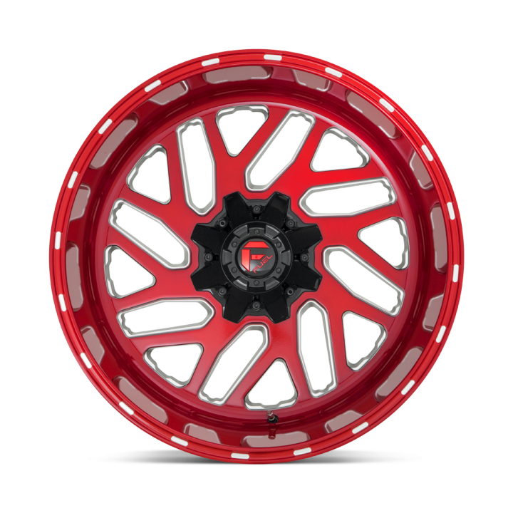 Jantă de Aluminiu, FUEL D691 TRITON, 22x10.0, ET -19, 6x135 / 6x139.7, 106.1, Roșu - EDK.ro