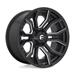 Alloy Wheel, FUEL D711 RAGE, 20x10.0, ET -18, 6x135 / 6x139.7, 106.1, Black - EDK.ro
