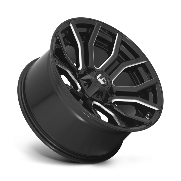 Alloy Wheel, FUEL D711 RAGE, 20x10.0, ET -18, 6x135 / 6x139.7, 106.1, Black - EDK.ro