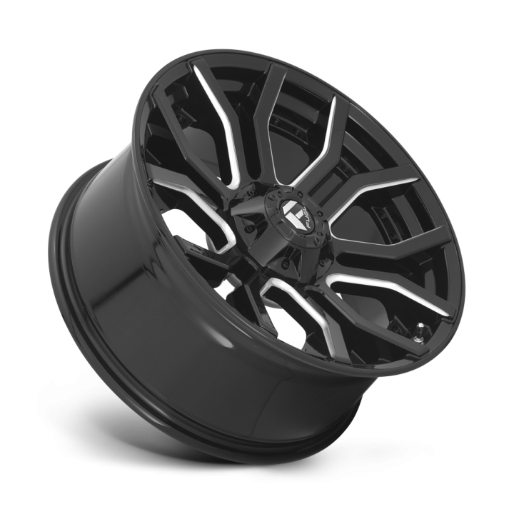 Alloy Wheel, FUEL D711 RAGE, 22x10.0, ET -18, 6x135 / 6x139.7, 106.1, Black - EDK.ro