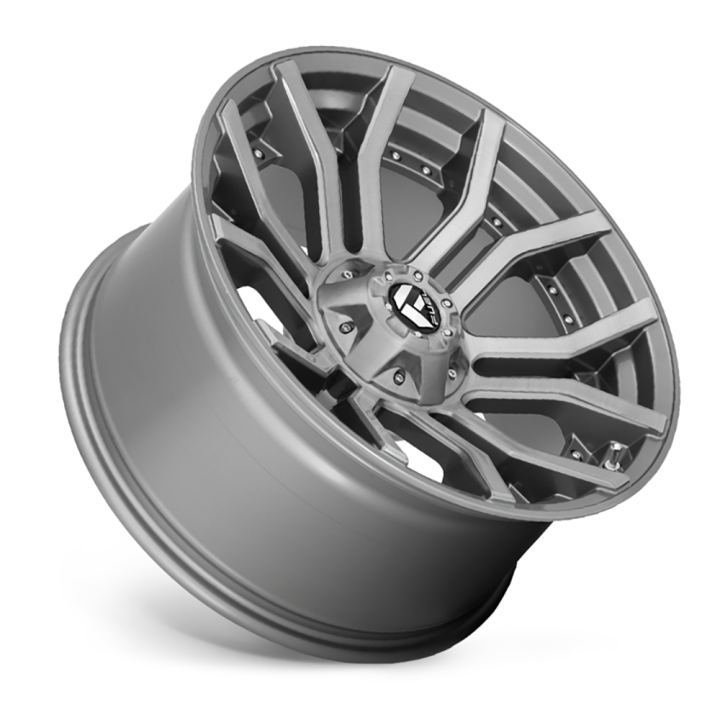 Alloy Wheel, FUEL D713 RAGE, 20x9.0, ET 1, 6x135 / 6x139.7, 106.1, Gunmetal - EDK.ro