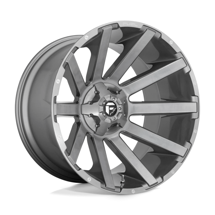 Jantă de Aluminiu, FUEL D714 CONTRA, 20x9.0, ET 19, 6x135 / 6x139.7, 106.1, Gri Metalizat - EDK.ro