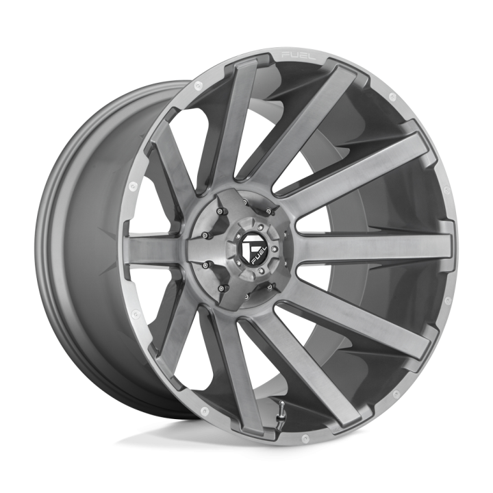 Alloy Wheel, FUEL D714 CONTRA, 20x10.0, ET -19, 6x135 / 6x139.7, 106.1, Gunmetal - EDK.ro