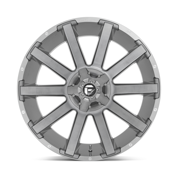 Alloy Wheel, FUEL D714 CONTRA, 20x10.0, ET -19, 6x135 / 6x139.7, 106.1, Gunmetal - EDK.ro