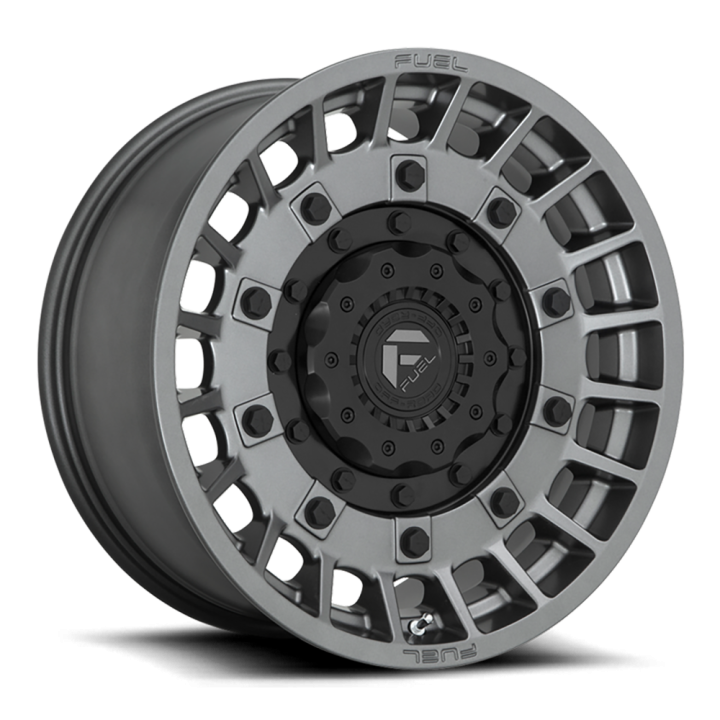 Alloy Wheel, FUEL D726 MILITIA, 17x9.0, ET 1, 6x135 / 6x139.7, 106.1, Black - EDK.ro
