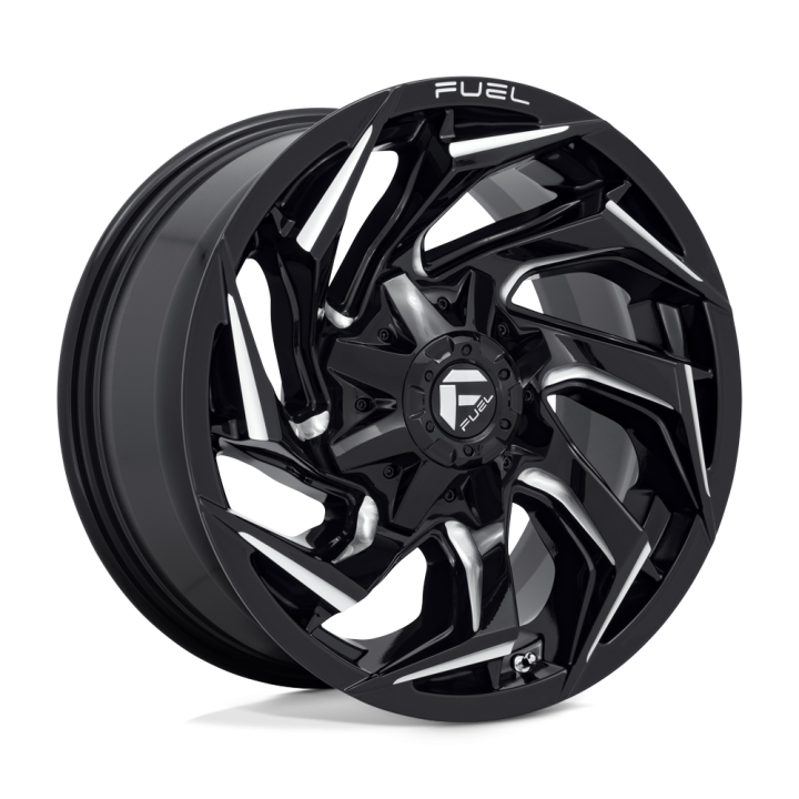 Jantă de Aluminiu, FUEL D753 REACTION, 18x9.0, ET 1, 6x135 / 6x139.7, 106.1, Negru - EDK.ro