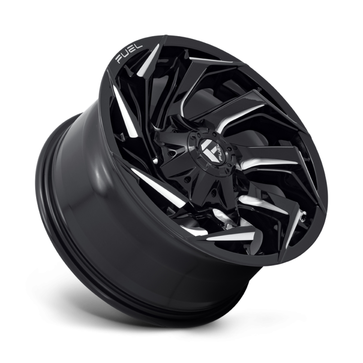 Jantă de Aluminiu, FUEL D753 REACTION, 18x9.0, ET 1, 6x135 / 6x139.7, 106.1, Negru - EDK.ro