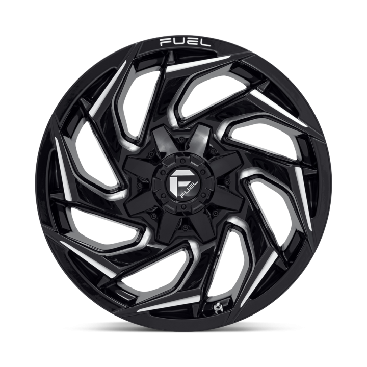 Jantă de Aluminiu, FUEL D753 REACTION, 18x9.0, ET 1, 6x135 / 6x139.7, 106.1, Negru - EDK.ro