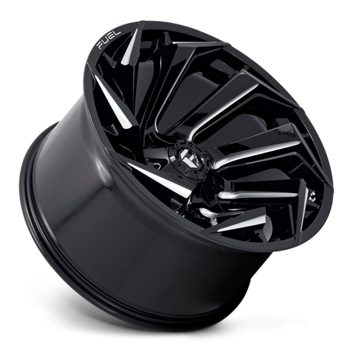 Jantă de Aluminiu, FUEL D753 REACTION, 22x10.0, ET -18, 6x135 / 6x139.7, 106.1, Negru - EDK.ro