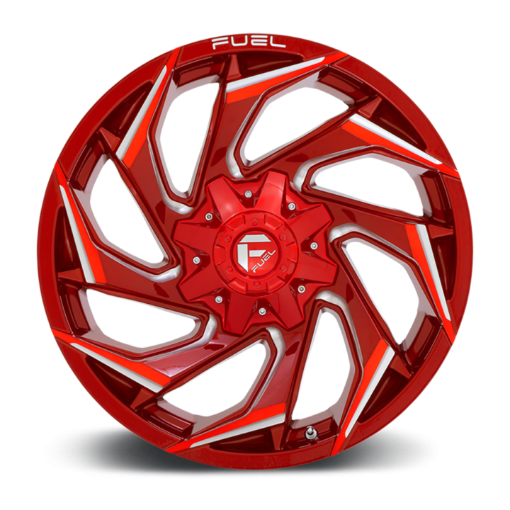 Alloy Wheel, FUEL D754 REACTION, 20x9.0, ET 1, 6x135 / 6x139.7, 106.1, Red - EDK.ro
