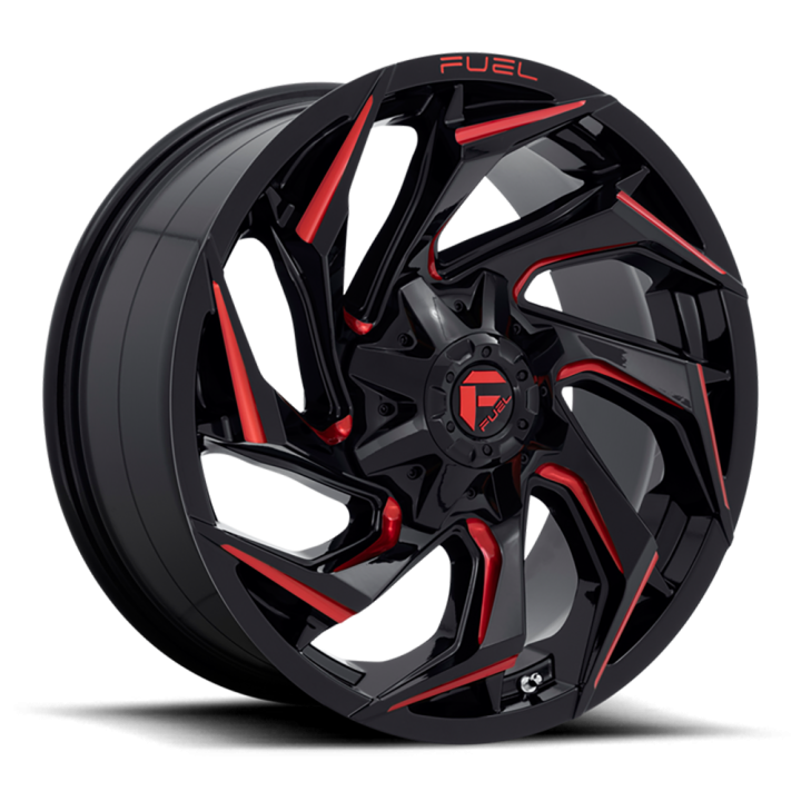 Alloy Wheel, FUEL D755 REACTION, 20x9.0, ET 1, 6x135 / 6x139.7, 106.1, Black - EDK.ro
