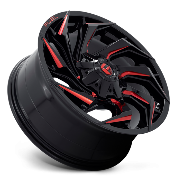 Alloy Wheel, FUEL D755 REACTION, 20x9.0, ET 1, 6x135 / 6x139.7, 106.1, Black - EDK.ro