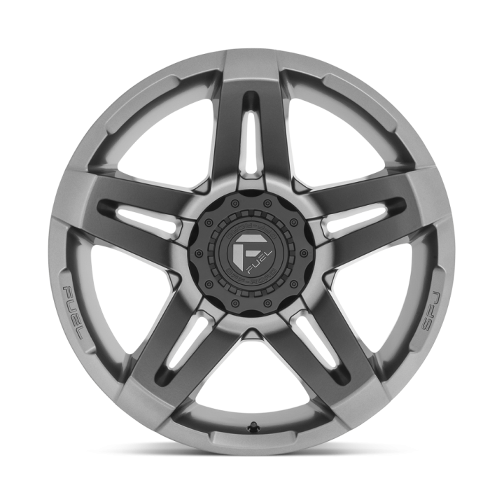 Alloy Wheel, FUEL D764 SFJ, 20x12.0, ET -44, 6x135 / 6x139.7, 106.1, Gunmetal - EDK.ro
